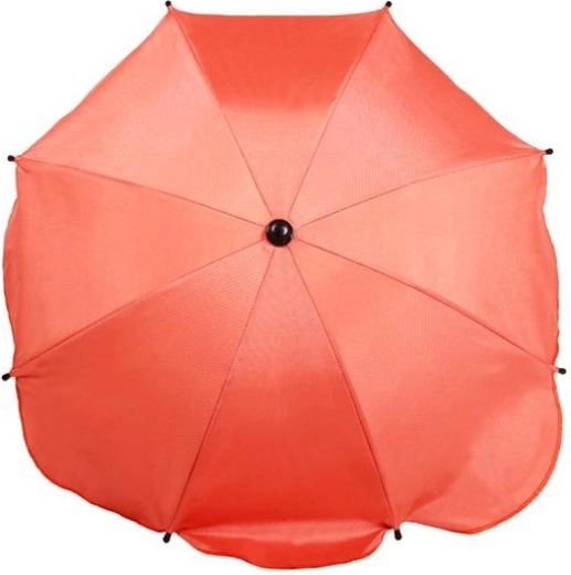 Sombrilla para cochecito naranja con articulación flexible