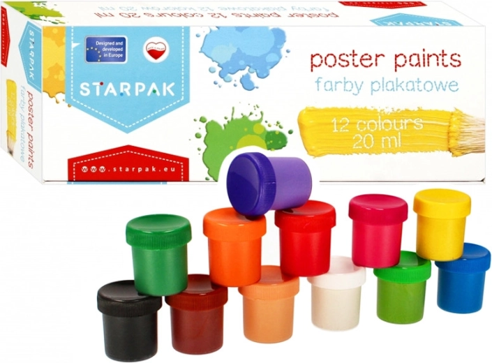 Set de pinturas 12 uds (20 ml) - 1 set
