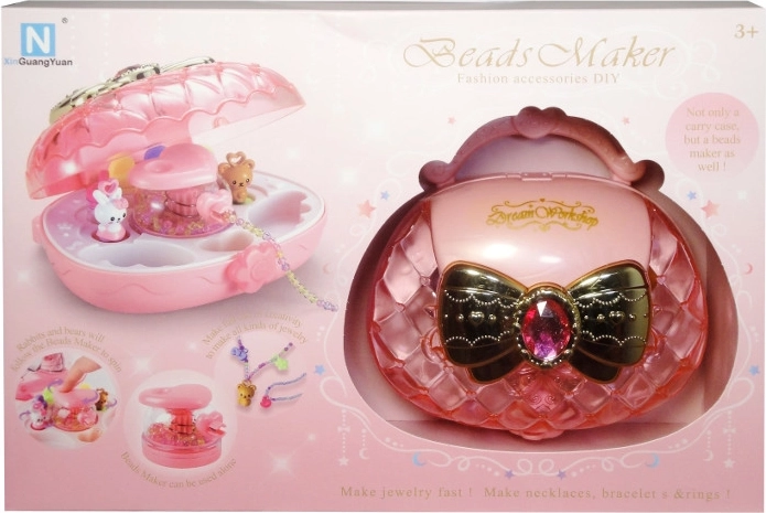 Set de cuentas y máquina para hacer joyas para niños