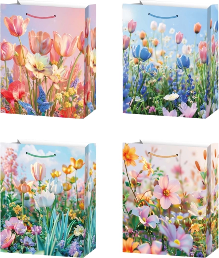 Bolsa de regalo L flores de pradera