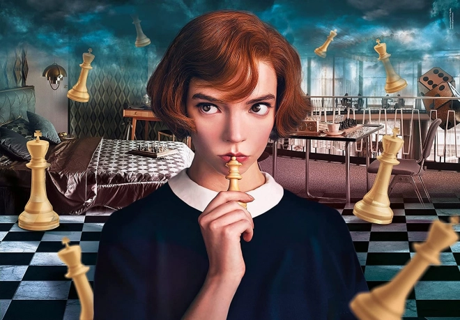 Puzzle Netflix: Gambito de dama 1000 piezas
