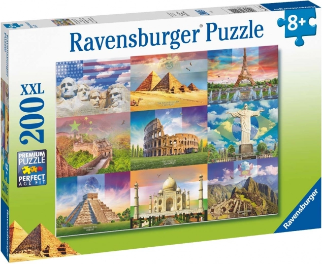 Puzle 2D de 200 piezas – edificios monumentales