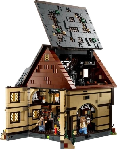 Cabaña abatible con interior detallado