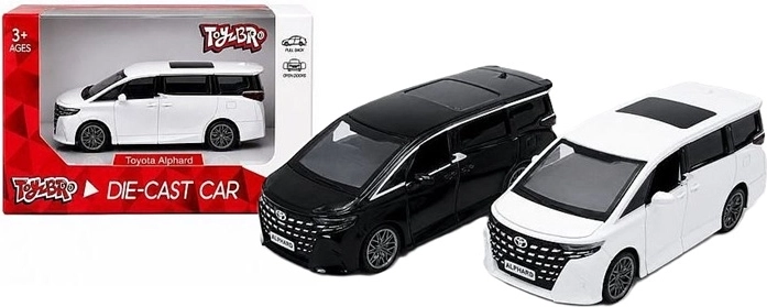 Toyota Alphard con efectos luminosos y sonoros a escala 1:43 - 1 unidad