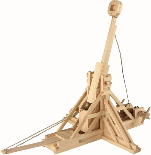 Walachia maqueta de madera para pegar Trebuchet
