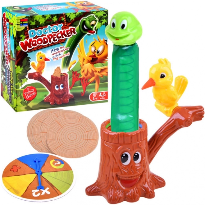 Juego familiar de habilidad Doctor Pájaro Carpintero – árbol enfermo