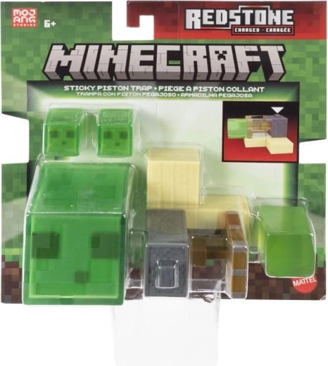 Acción de redstone con pistón pegajoso