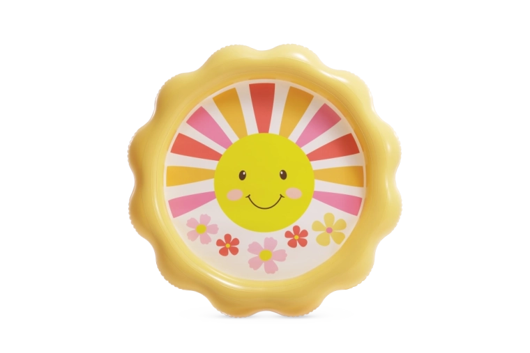 Diseño alegre con sol que a los niños les encanta