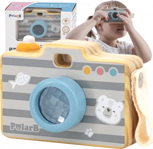 Cámara de fotos de madera con caleidoscopio para niños VIGA POLARB