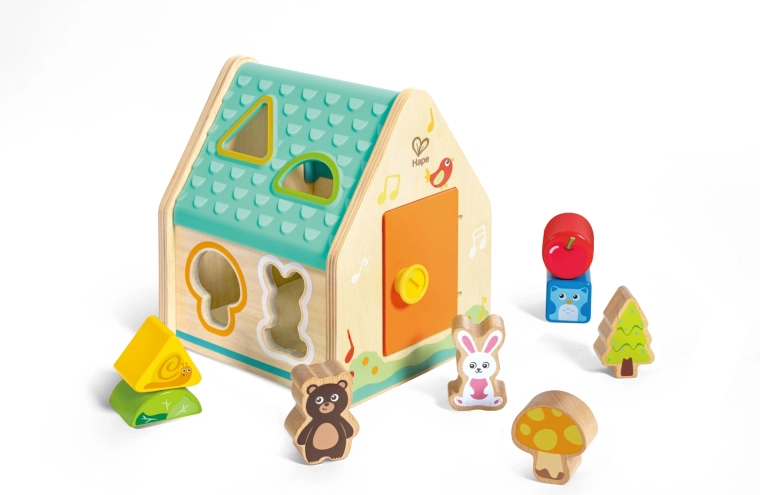 Casita de animales – clasificador de formas