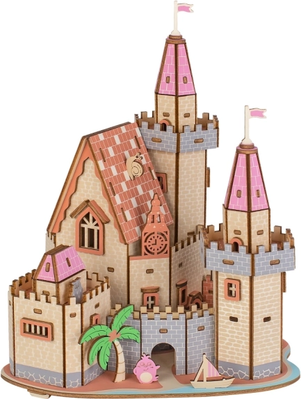 Puzzle 3D de madera – castillo en la playa WOODCRAFT