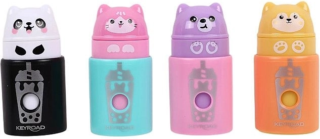 Sacapuntas Keyroad animales pastel