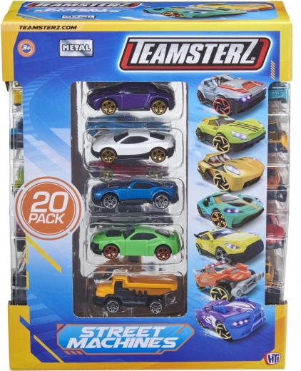 Teamsterz set de 20 cochecitos metálicos Street Machines