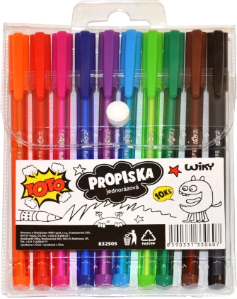 Set de bolígrafos de colores TOTO