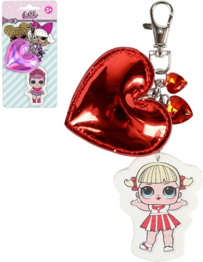 L.O.L. Surprise! llavero infantil con corazón y colgantes - 1 unidad