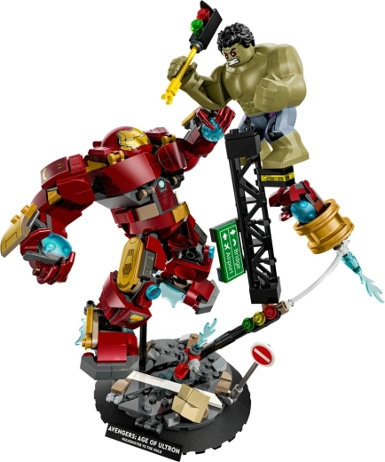 Hulkbuster articulado para poses de acción