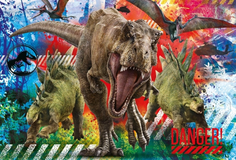 Puzle de 60 piezas Maxi Super Kolor Jurassic World