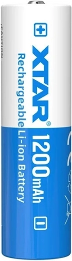 Acumulador Li-ion Xtar 14500 (AA/R6) 3,7 V 1200 mAh con protección - 1 unidad