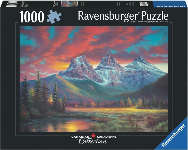 Puzzle Ravensburger Canadian Collection: Tres Hermanas, Alberta – 1000 piezas