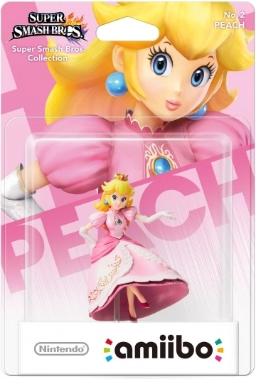 Figura amiibo PEACH – Super Smash Bros.
