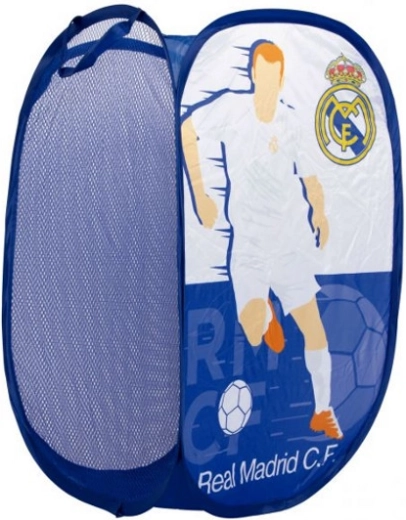 Cesta textil de almacenamiento para juguetes Real Madrid