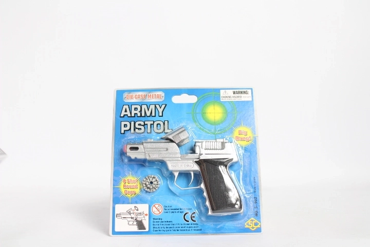 Pistola metálica para fulminantes
