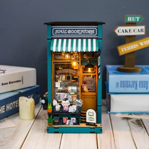 Detalles elaborados de la librería