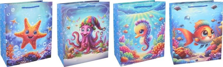 Bolsa de regalo L para niños 30 × 42 × 12 cm