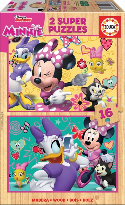 Puzle de madera Minnie y Daisy de Educa