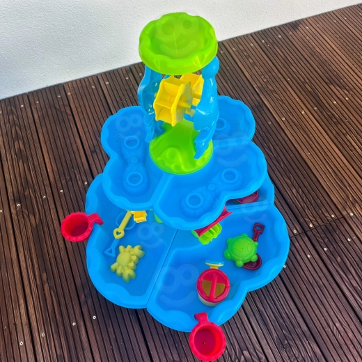 Verdadero 2 en 1: agua y arena