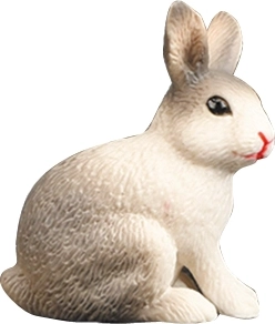 Figura BALULU conejo gris