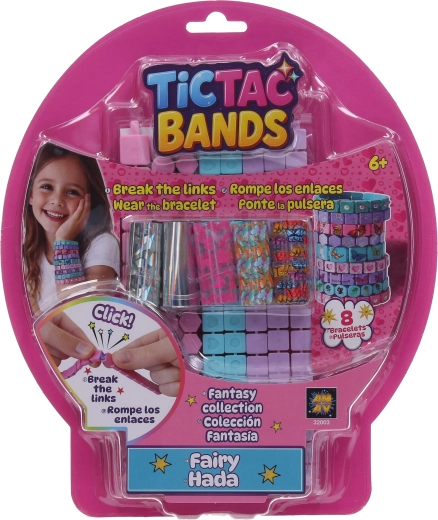 TICTAC BANDS set para fabricar pulseras con motivo de hada - 8 unidades