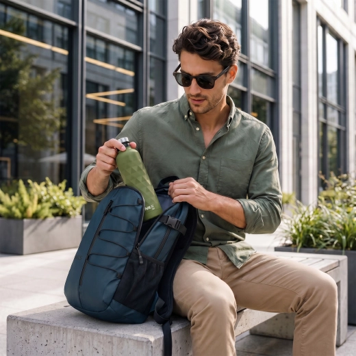 Compacta 750 ml ideal para viajar