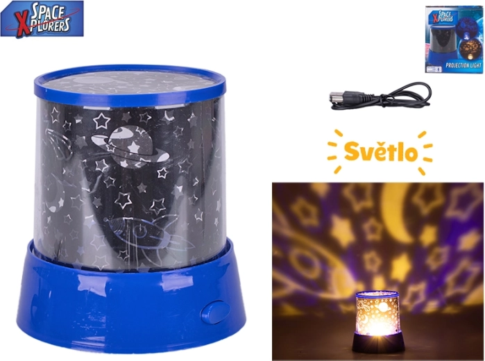 Proyector espacial y luz nocturna Space Xplorers para habitación infantil
