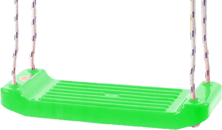 Columpio infantil de plástico tipo tabla – verde