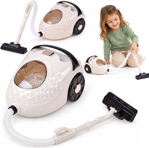 Aspiradora infantil con sonido y bolitas móviles