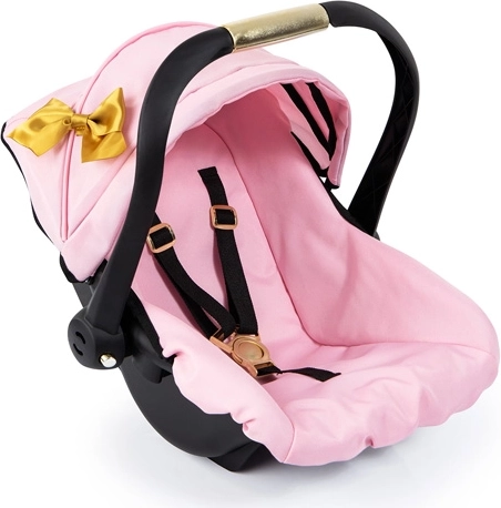 Silla de coche infantil para muñecas Bayer Deluxe con capota