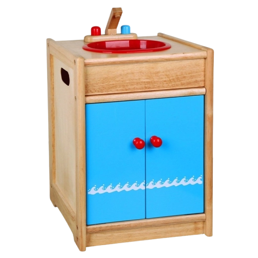 Fregadero de cocina de madera BABU para niños