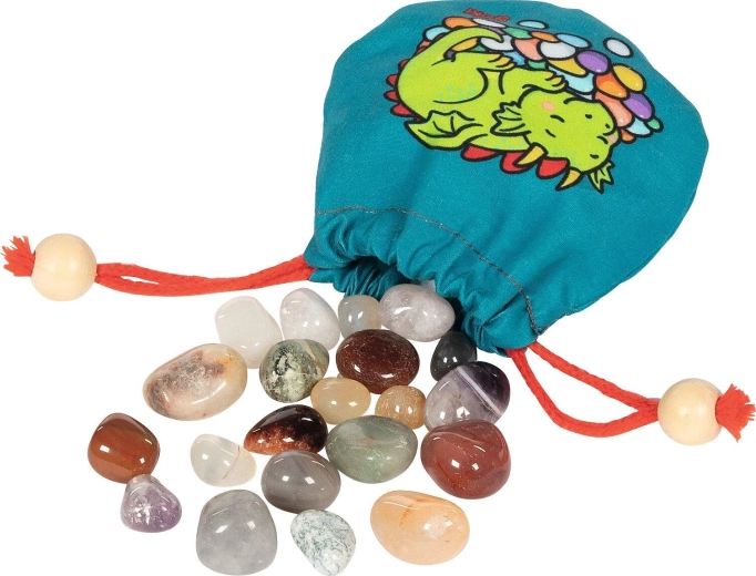 Saquito del tesoro Glimmerstone con piedras semipreciosas