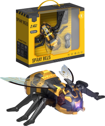 Abeja robótica R/C Spray Bees con niebla de agua, programación e iluminación LED