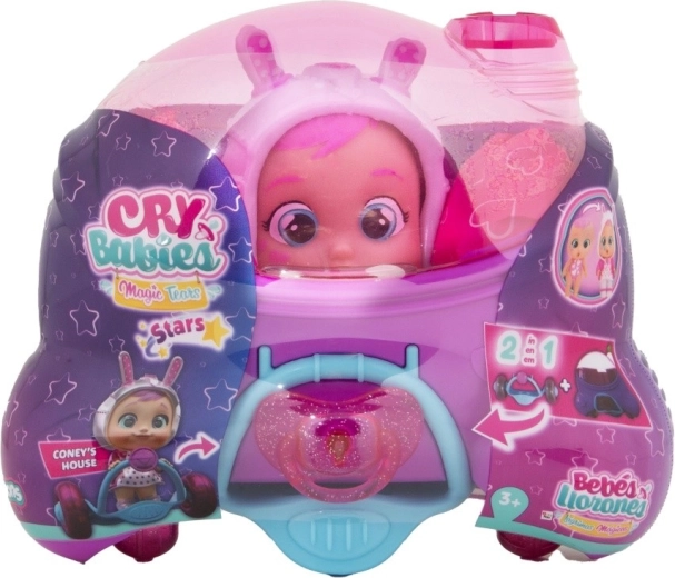 Cry Babies Magic Tears Stars casita con muñeca Coney – Coney