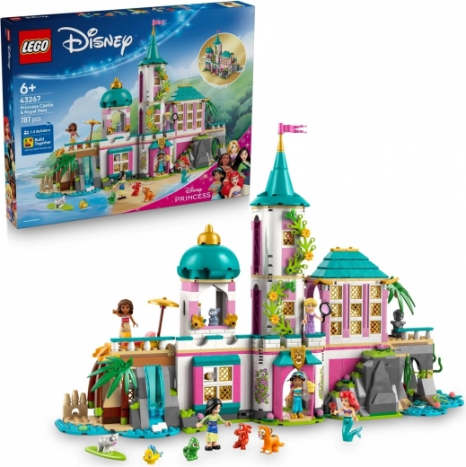 LEGO® | Disney 43267 Castillo de princesas y mascotas reales