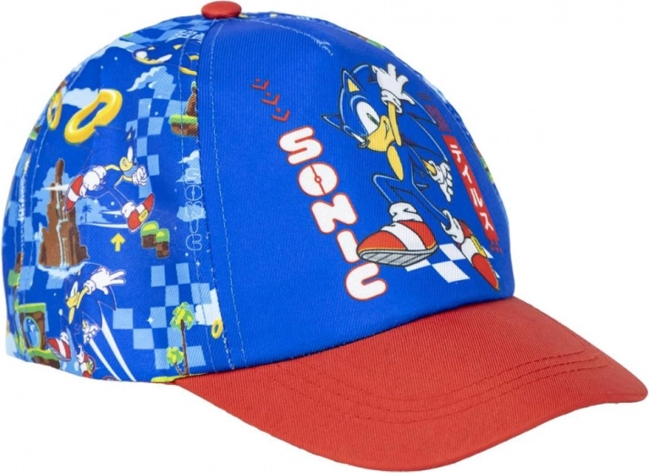 Gorra con visera Sonic (rojo-azul), Cerda - 1 pieza