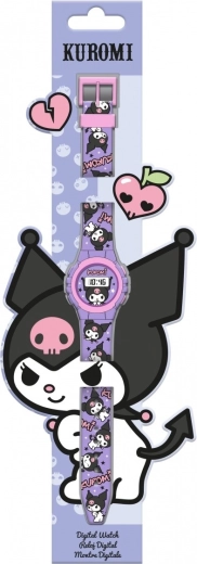 Reloj digital KUROMI para niños
