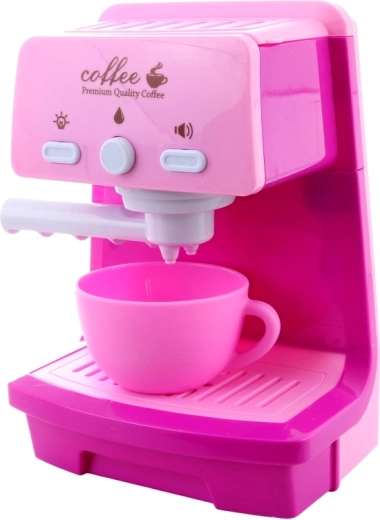 Cafetera con efecto de agua y luces