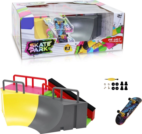 Skatepark modular Sparkys 6 en 1 para fingerboard