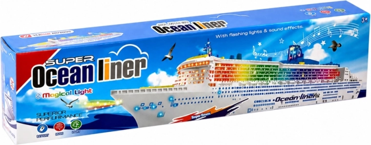 Gran barco de crucero para pequeños capitanes