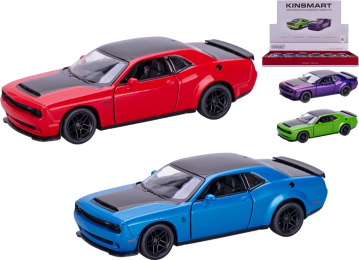 Modelo metálico de coche Dodge Challenger SRT 170 1:40 Kinsmart