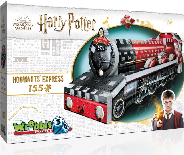 Puzzle 3D WREBBIT Harry Potter Expreso de Hogwarts 155 piezas