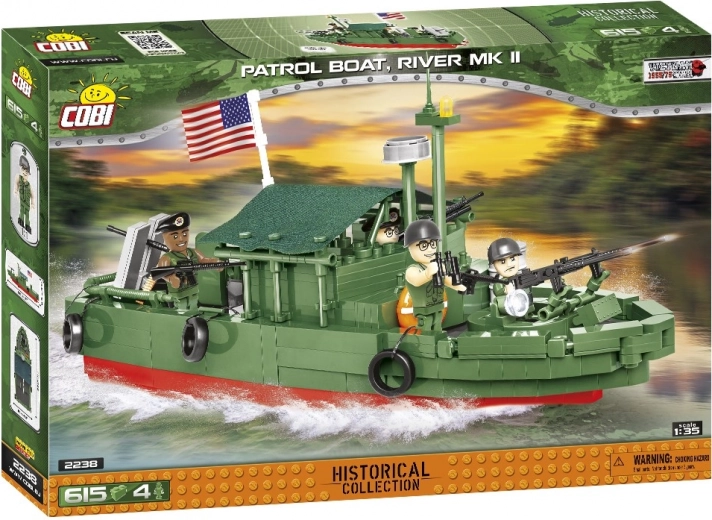 Kit de construcción lancha patrullera PBR River Mk II 1:35